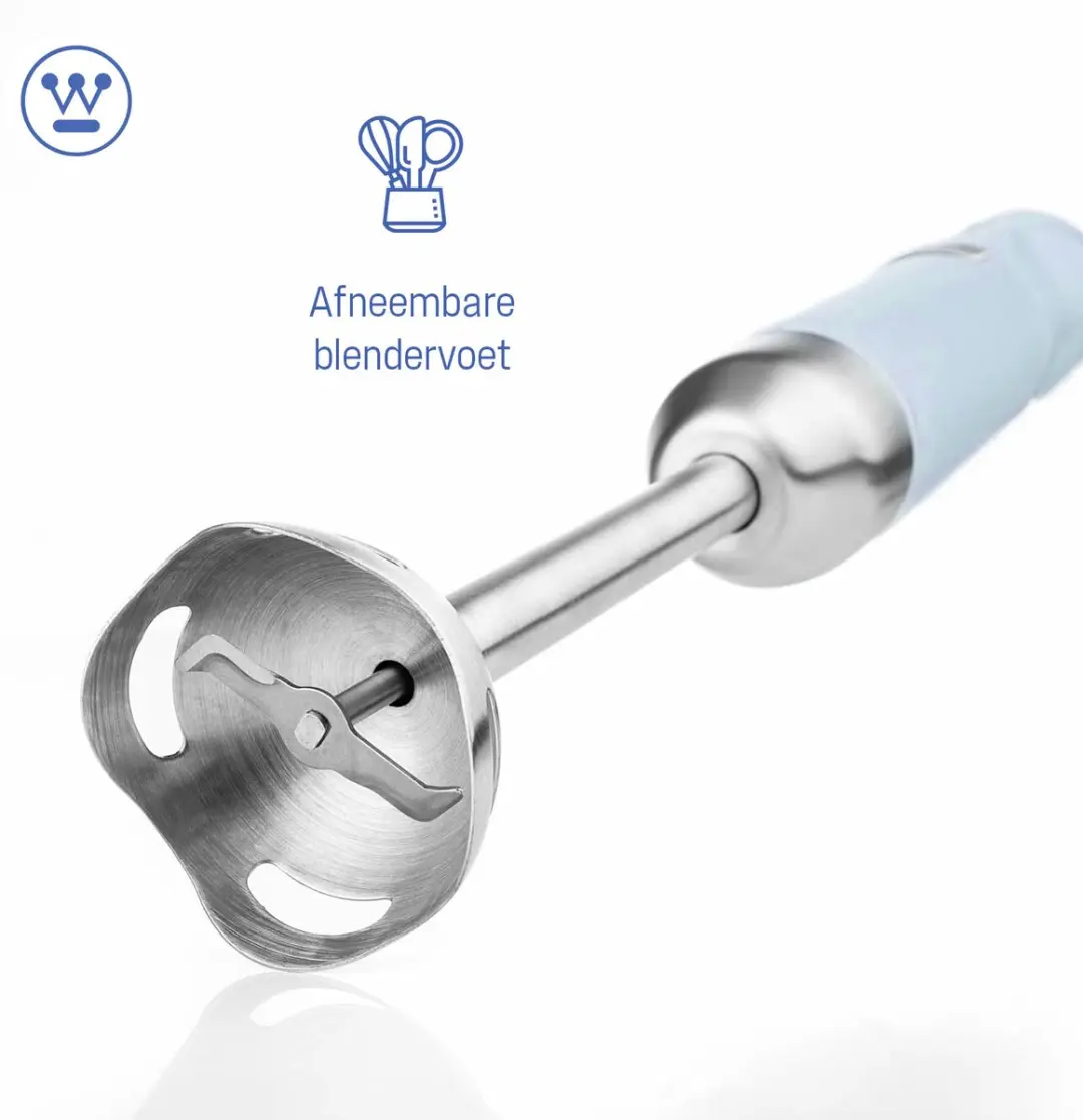 Westinghouse Retro Staafmixer 600W - Blauw