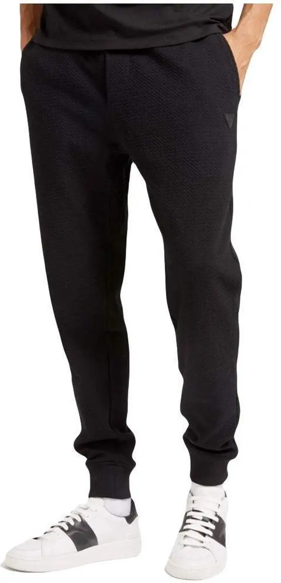 GUESS Logo Triangle Joggingbroek - M - Zwart