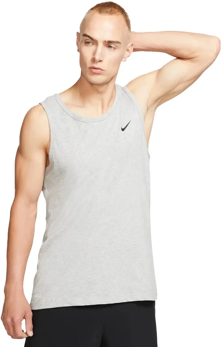 Nike Dry Sporttop Tanktop - XL - Lichtgrijs