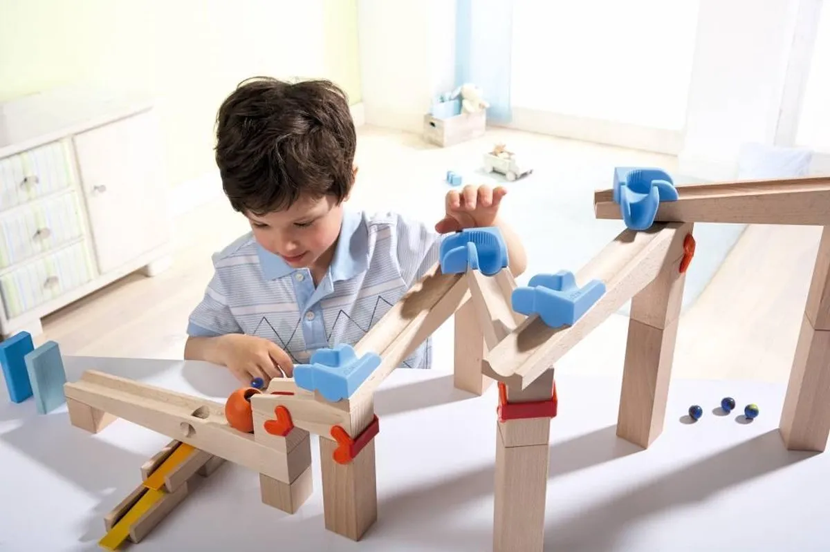 Haba Knikkerbaan Basisset - 36 Stuks Multi Color