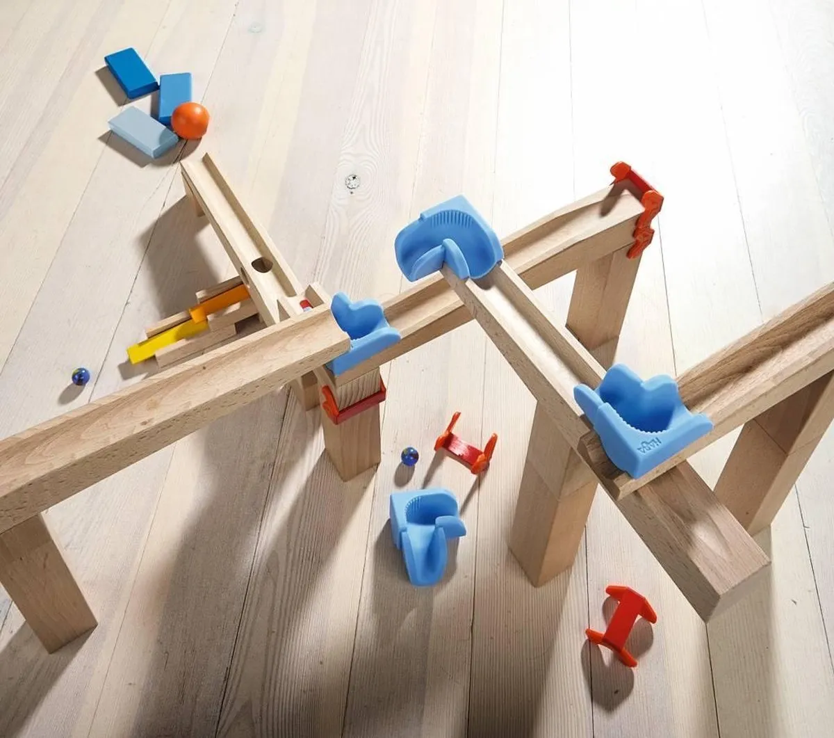 Haba Knikkerbaan Basisset - 36 Stuks Multi Color