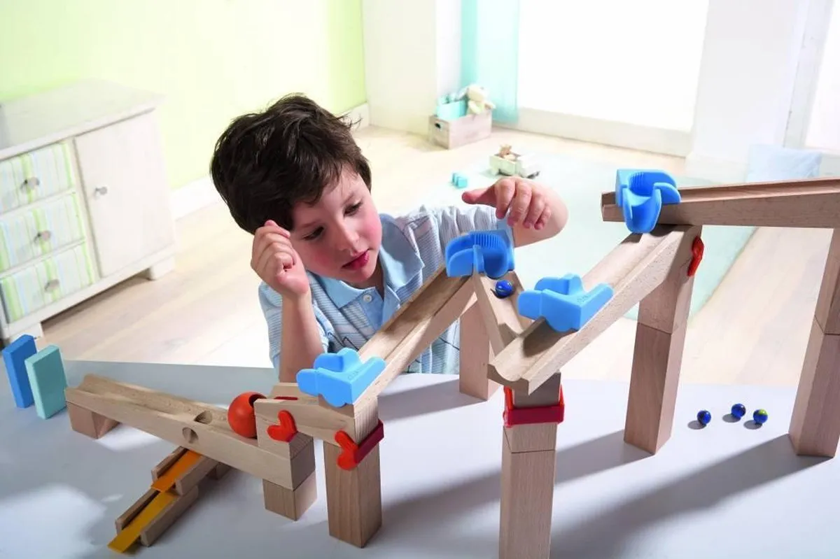 Haba Knikkerbaan Basisset - 36 Stuks Multi Color