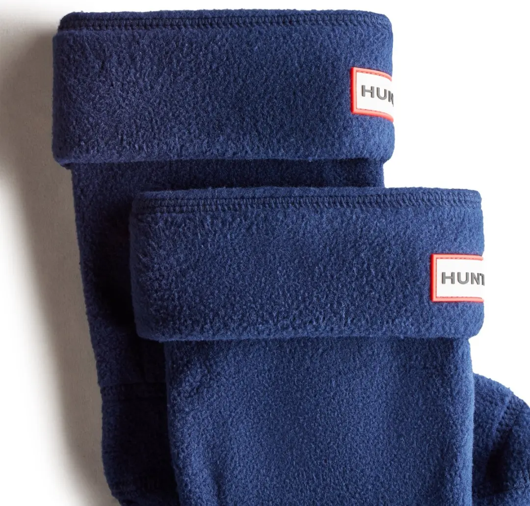 Hunter K Fleece Boot Sok Unisex - Maat L - Navy