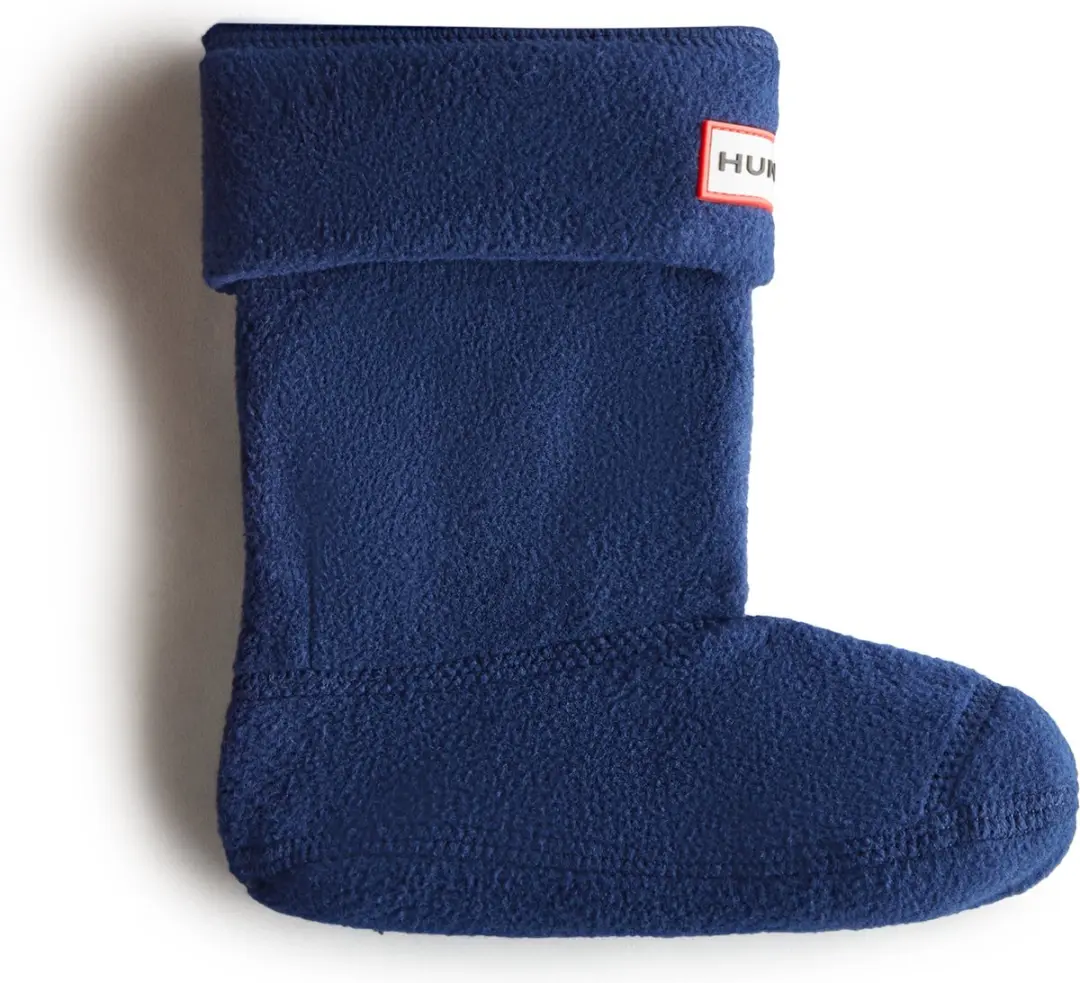 Hunter K Fleece Boot Sok Unisex - Maat L - Navy