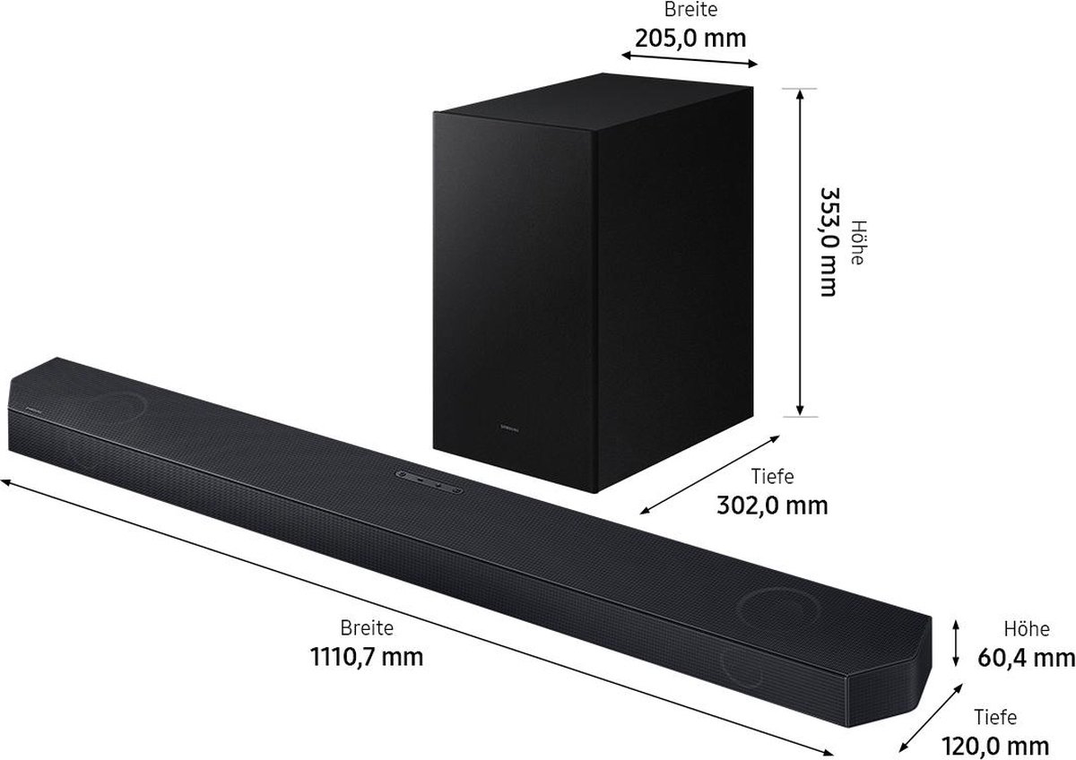 Samsung HW-Q710GC Soundbar 320W Zwart