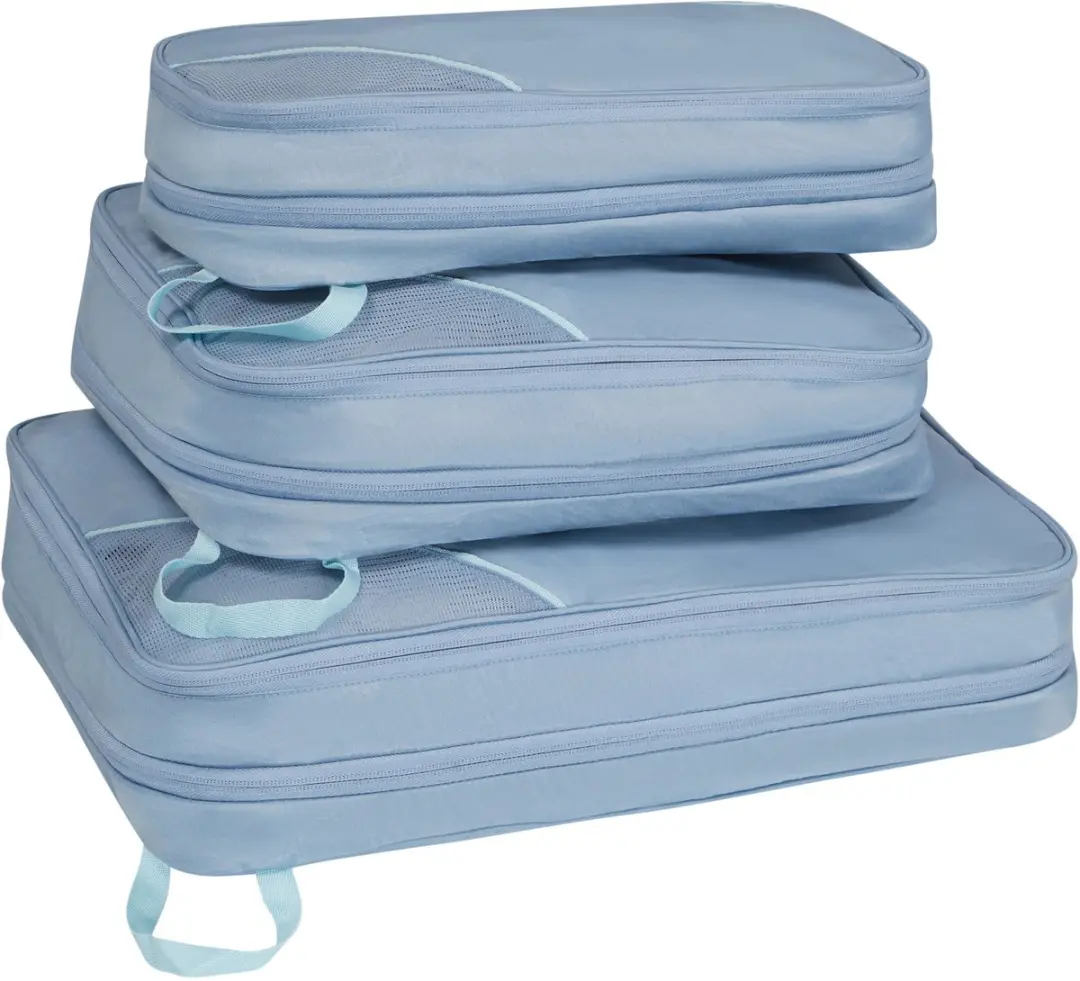American Tourister Packing Cube Set S/M/L - 3 Stuks Stone Blue