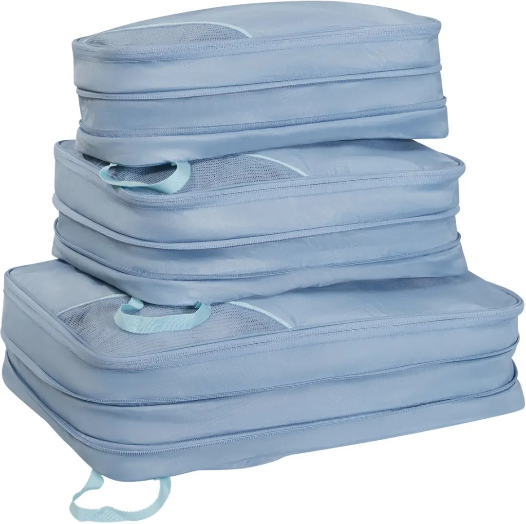 American Tourister Packing Cube Set S/M/L - 3 Stuks Stone Blue