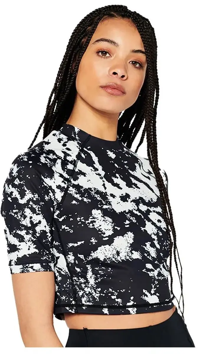 Superdry Run 3/4 Tight Crop T-shirt - M - Zwart - afbeelding 6 van 6