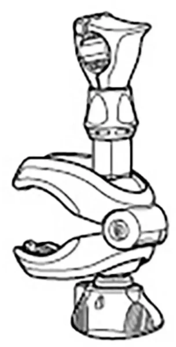 Thule Bike Arm Without Lock 122 Mm Reserveonderdeel Zwart