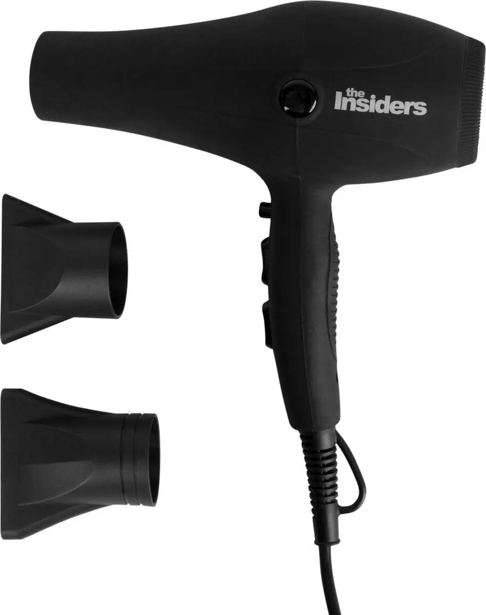 The Insiders IT004 Ionic Haardroger - Zwart