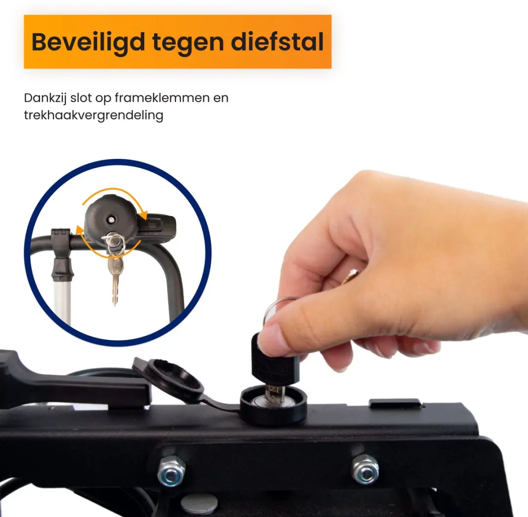 R2B Fietsendrager Auto 2 Fietsen - 60KG - Zilver/Zwart