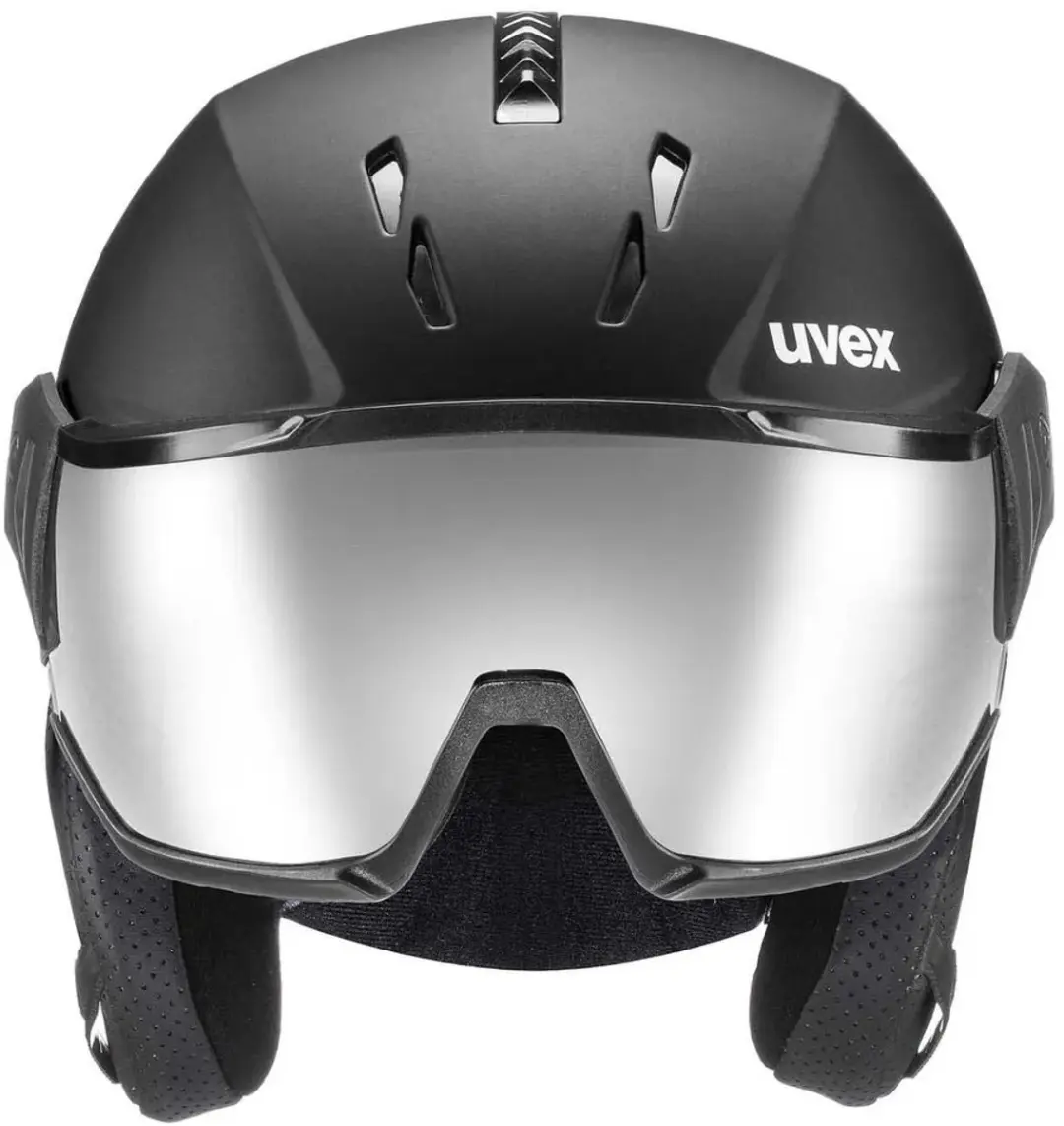 Uvex Instinct Visor Helm - Zwart 60-62cm - Litemirror Silver/Lite CAT2