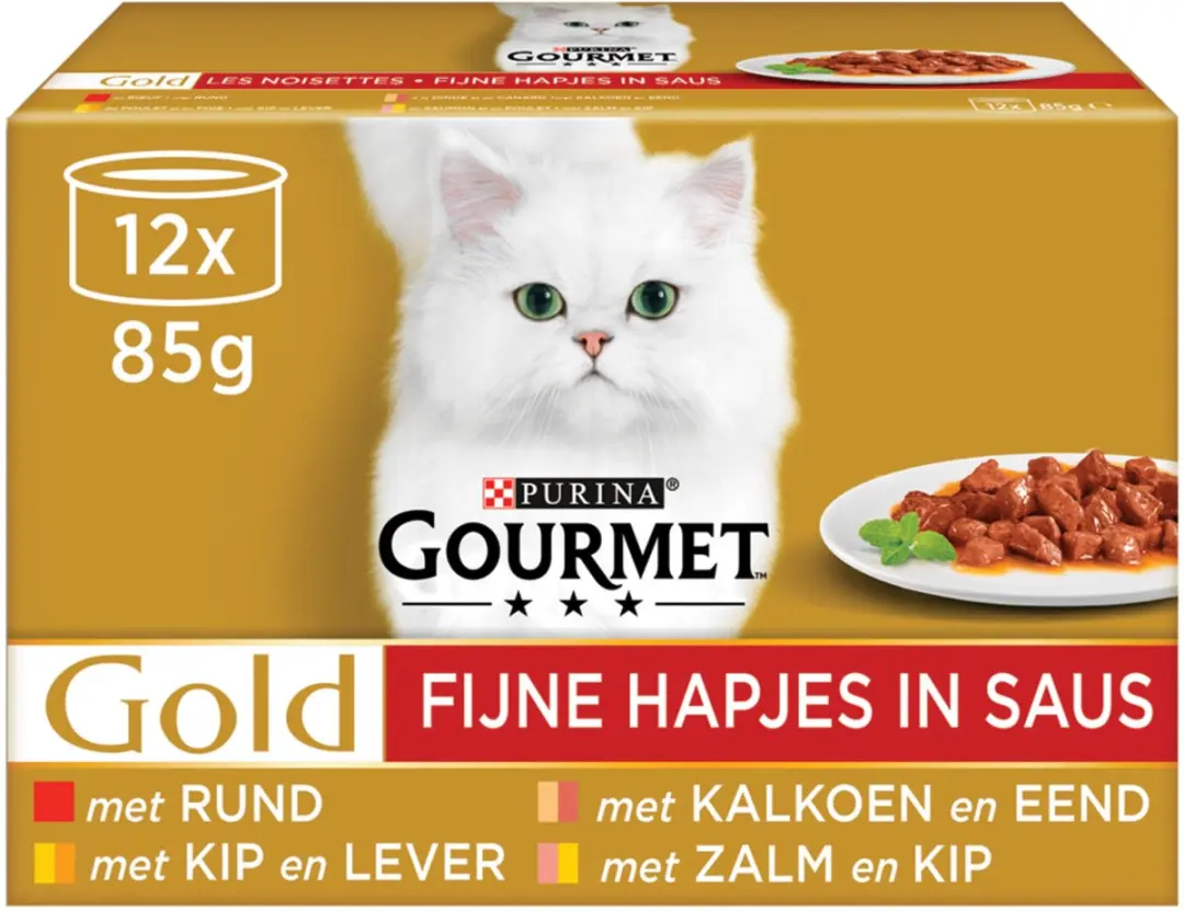 Gourmet Gold Fijne Hapjes Kattenvoer