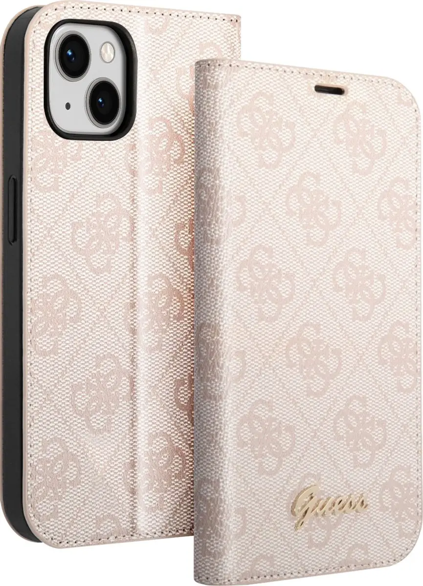 GUESS 4G Book Case - iPhone 14 Plus - Roze