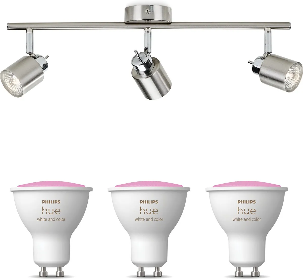 Philips Hue Meranti Opbouwspot Mat Chroom