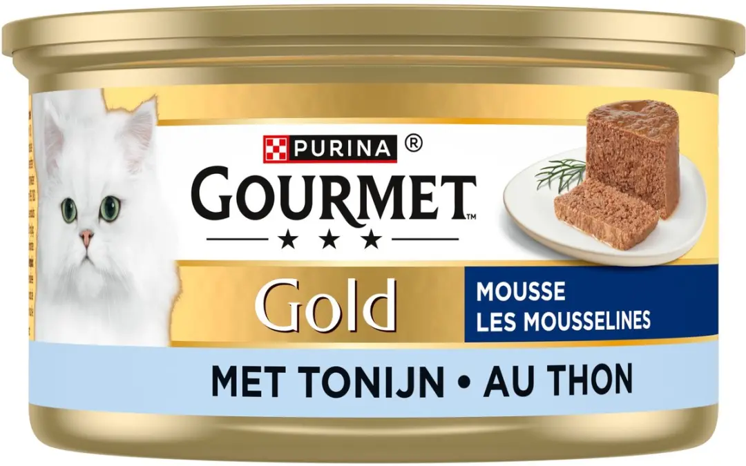 Gourmet Gold Mousse Kattenvoer Tonijn - 24 x 85g