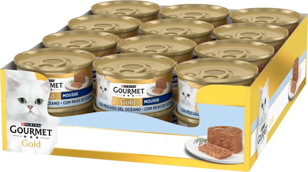 Gourmet Gold Mousse Kattenvoer Tonijn - 24 x 85g