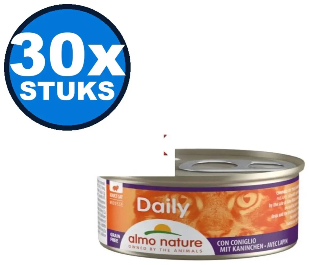 Almo Nature Daily Mousse Konijn