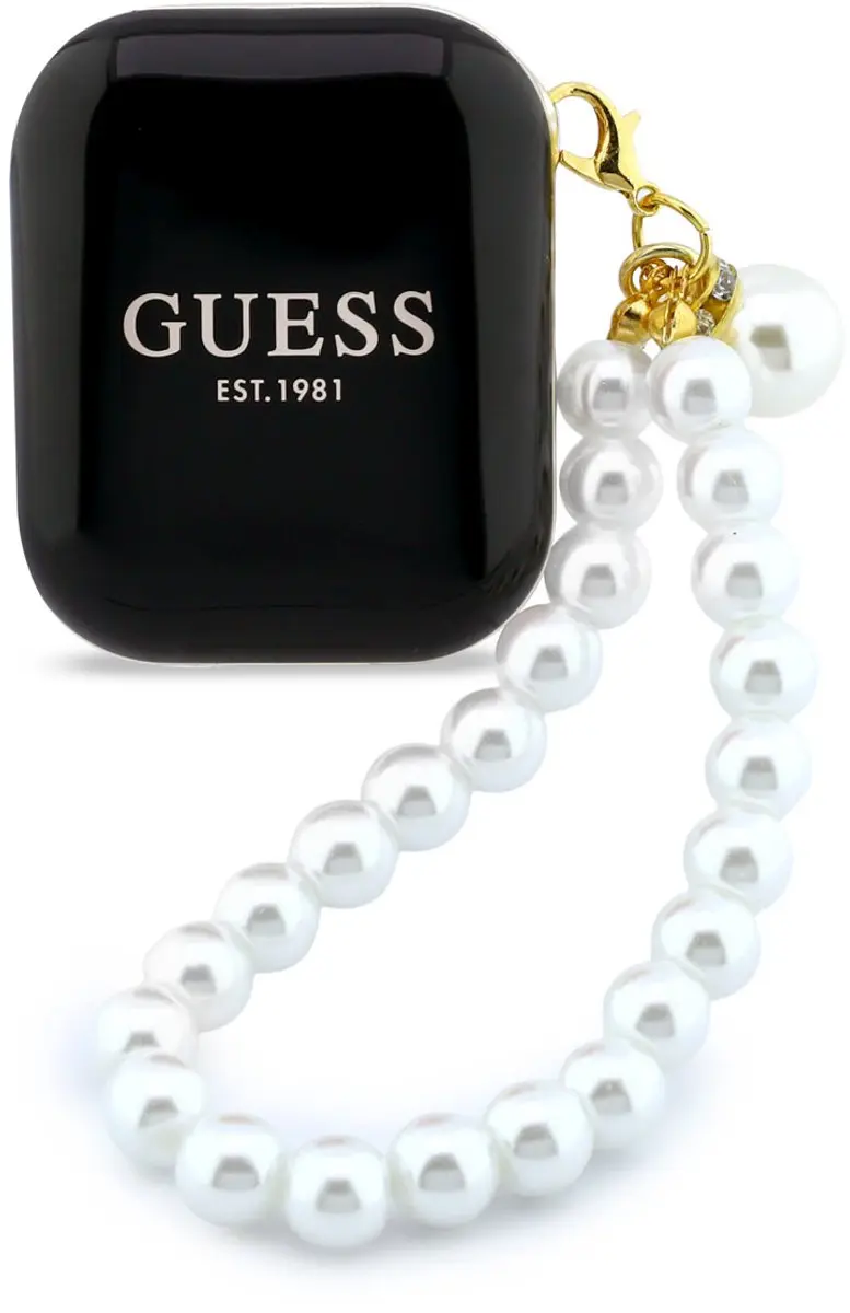 GUESS Pearl Strap TWS Hoofdtelefoon - Zwart