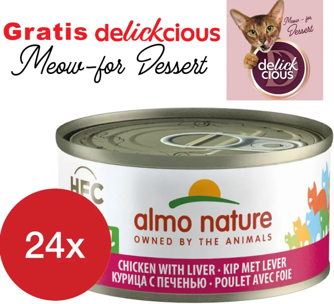 Almo Nature Kip met Lever 24x70g