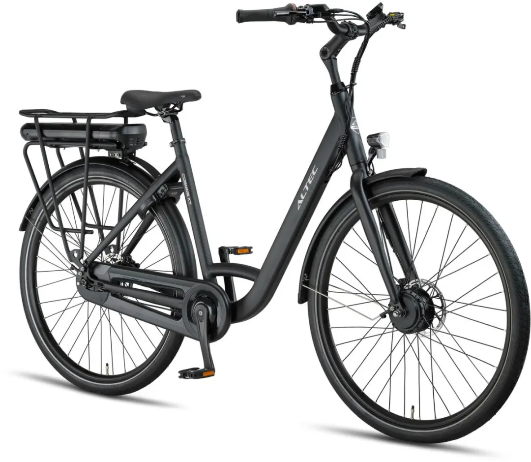 Altec Cosmos Elektrische Stadsfiets 28" - 7 Versnellingen - 375Wh Zwart