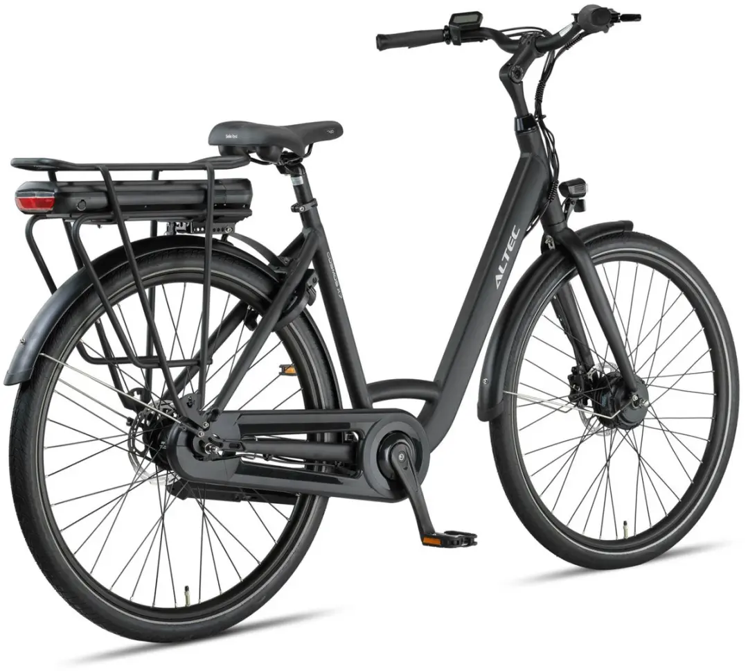 Altec Cosmos Elektrische Stadsfiets 28" - 7 Versnellingen - 375Wh Zwart
