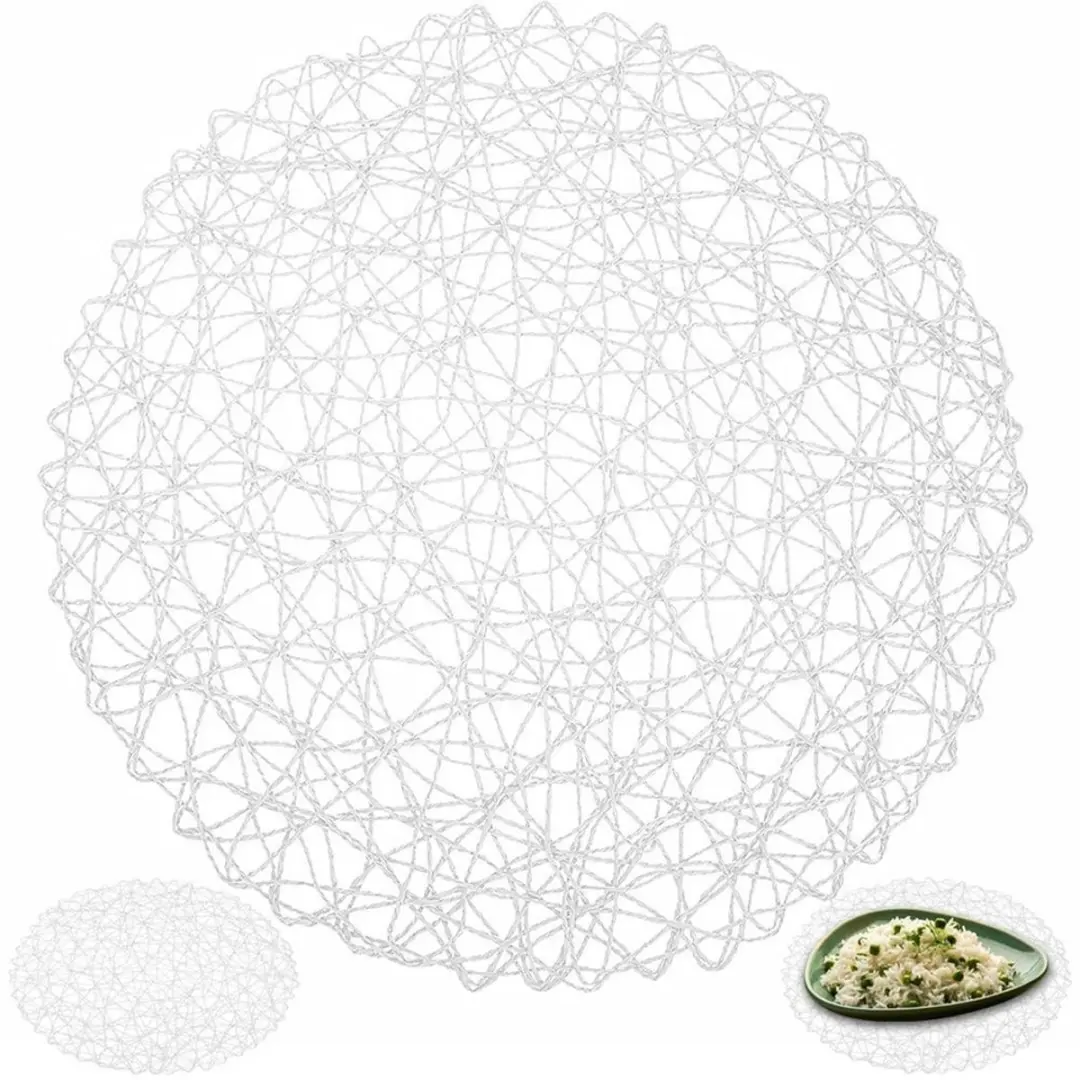 Orion Papieren Tafelmat Rond 35cm - Wit