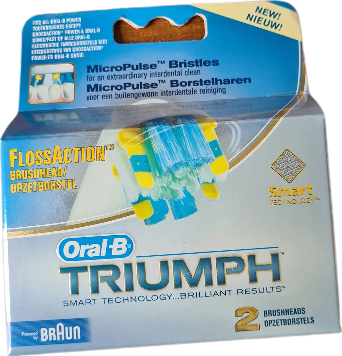 Oral-B Floss Action 2 EB25-2 Opzetborstels