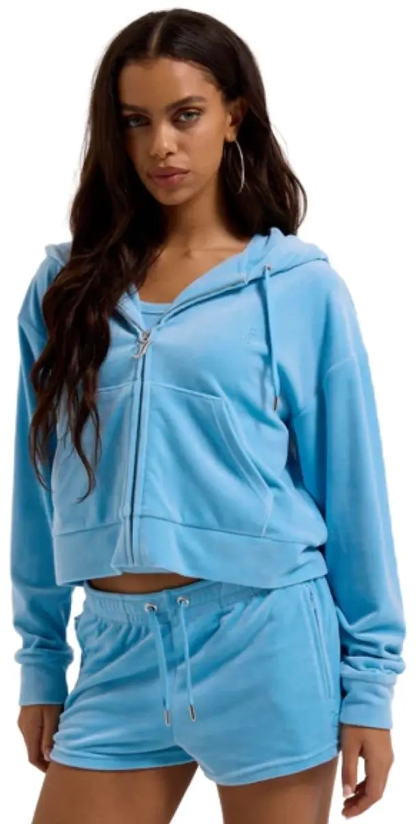 Juicy Couture Iccle Outline Cropped Hoodie