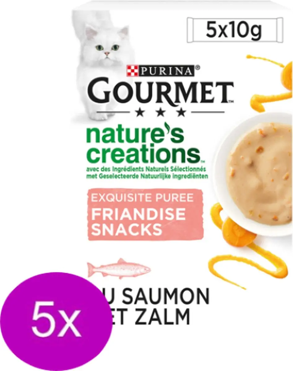 Gourmet Nature's Creations Zalm & Wortel Kattenvoer