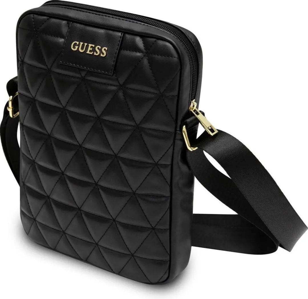 Guess Quilted Tablethoes 10" - Zwart - afbeelding 6 van 6