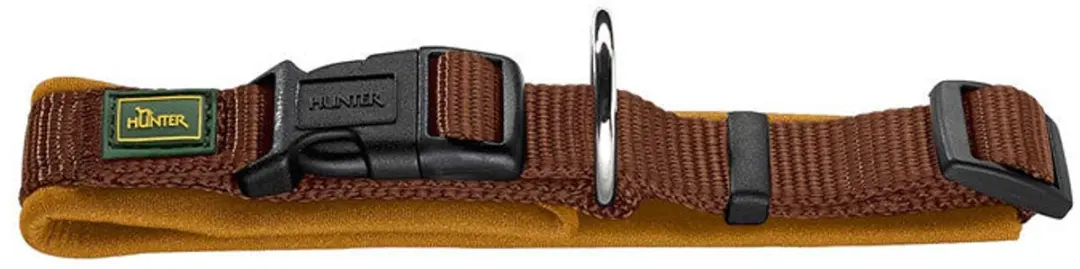 Hunter Vario Plus Klikhalsband Bruin/Caramel - S/M 35-40cm