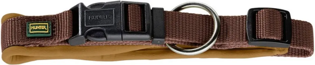 Hunter Vario Plus Klikhalsband Bruin/Caramel - S/M 35-40cm