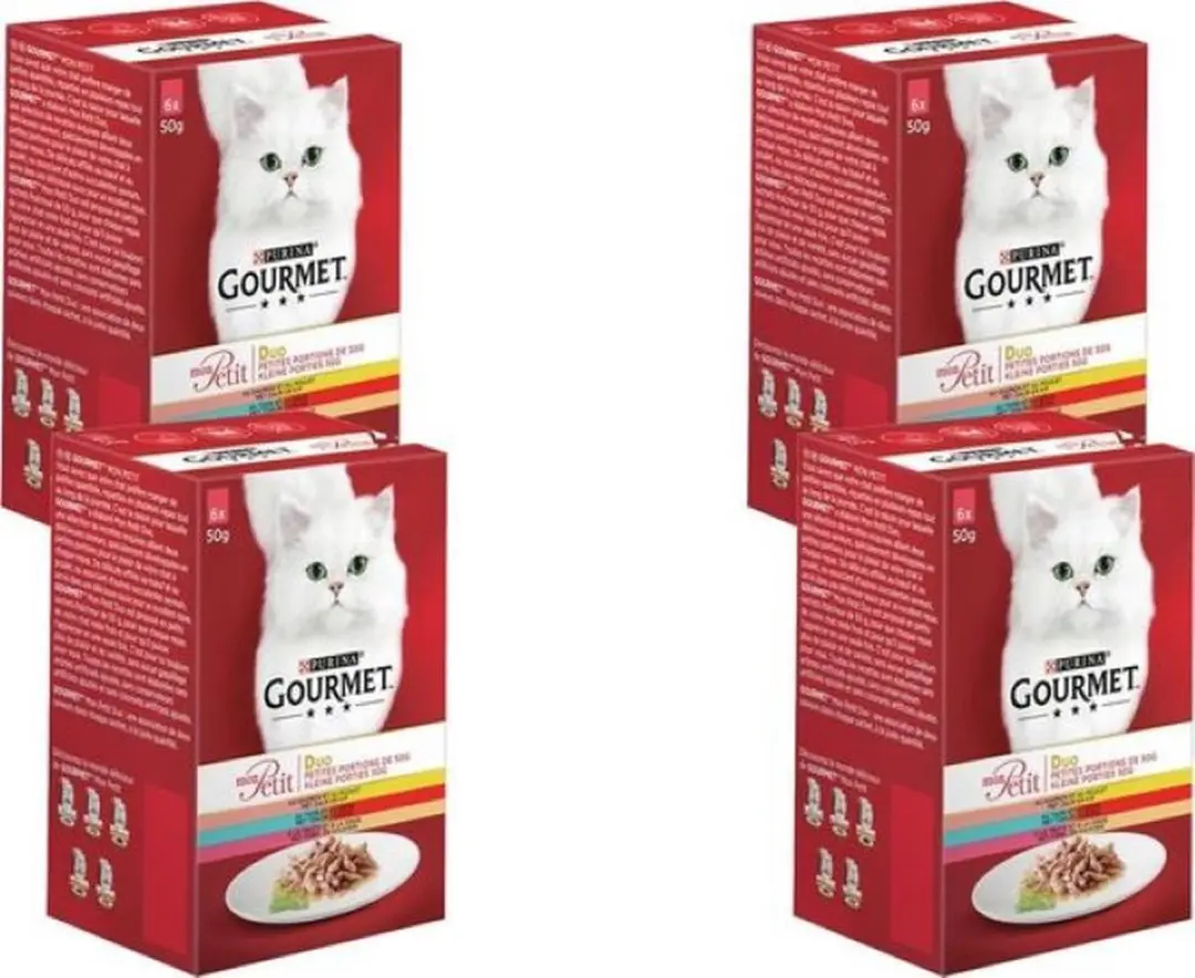 Gourmet Mon Petit Duo Vis & Vlees Kattenvoer