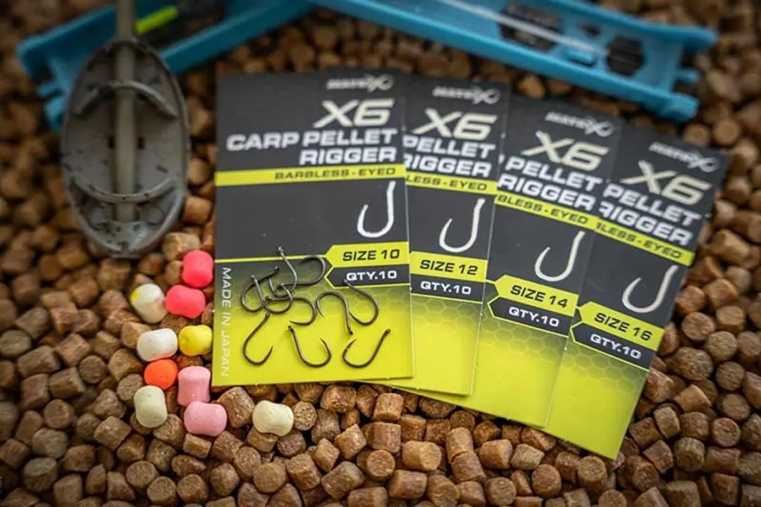 Matrix X6 Carp Pellet Rigger Haak 12 - 10 Stuks