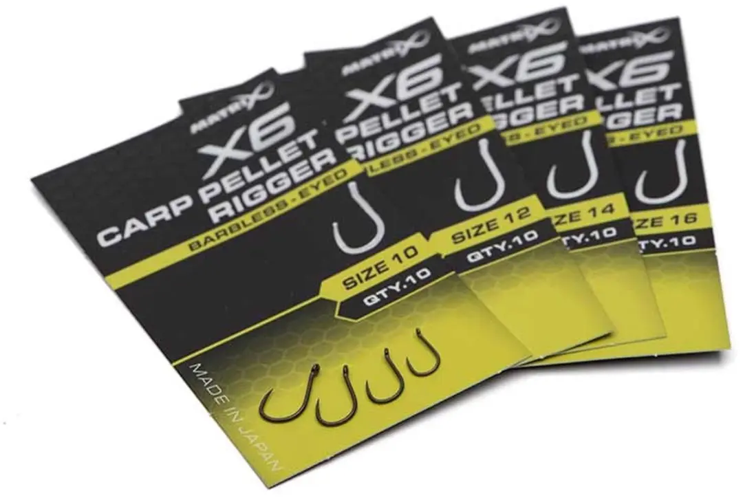 Matrix X6 Carp Pellet Rigger Haak 12 - 10 Stuks