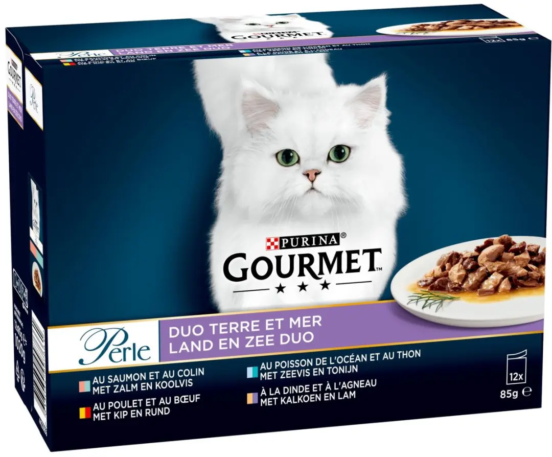 Gourmet Perle Duo Rund Kip 12x85g