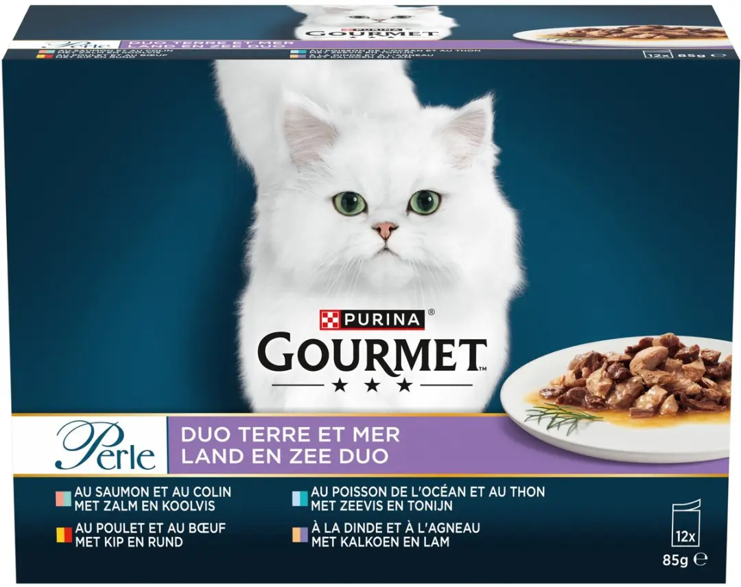 Gourmet Perle Duo Rund Kip 12x85g