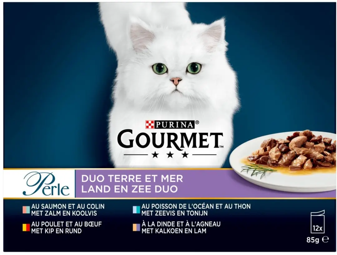 Gourmet Perle Duo Rund Kip 12x85g
