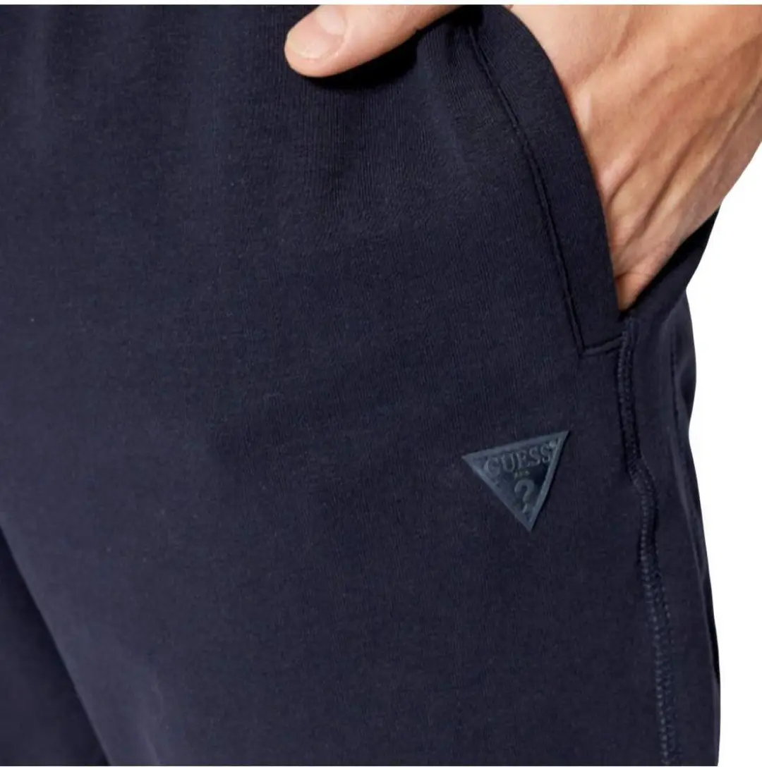 GUESS Logo Triangle Classic Joggingbroek - S - Blauw