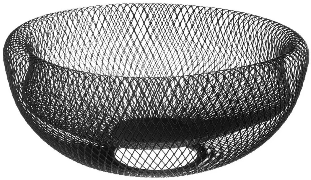 Orion Metalen Fruitmand Zwart 30cm