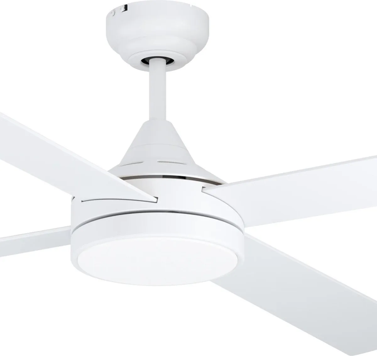 Eglo Trinidad Plafondlamp met Ventilator 122cm - Wit - Dimbaar