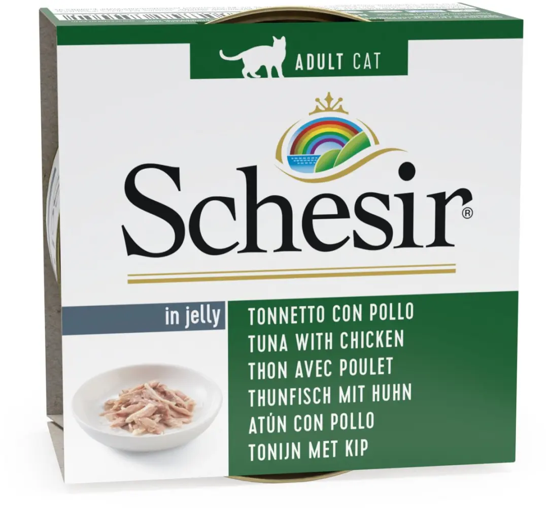 Schesir Kat Tonijn/Kip 85g