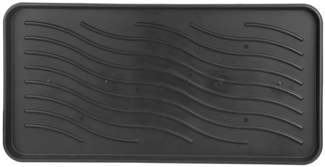 Orion Rechthoekige Schoenenmat 77,5x38cm - Zwart