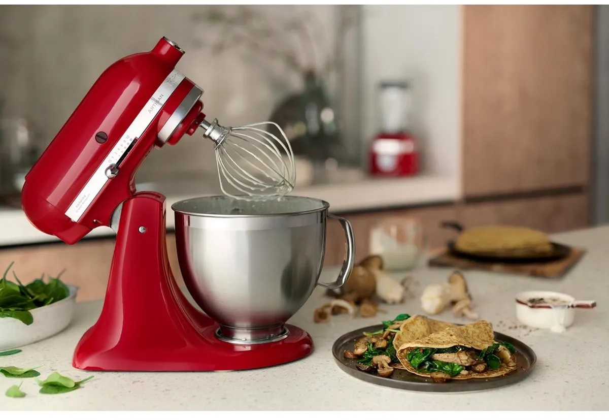 KitchenAid Artisan 5KSM185PSEER Keukenmachine - 4,8L - Keizerrood