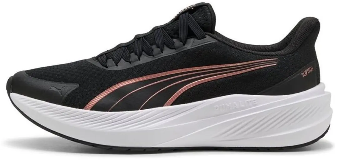 PUMA Dasher Lite SlipTech 312963 Hardloopschoenen - 37 - Black-Rose Gold-White