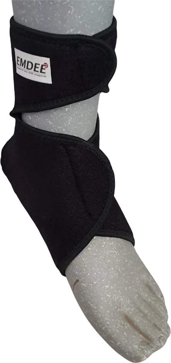 Emdee Enkelbrace MD2071 - 3-Laags - Zwart