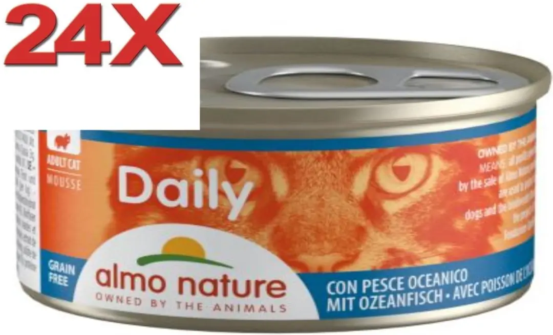 Almo Nature Dailymenu Kattenvoer Blik Mousse Oceaanvis