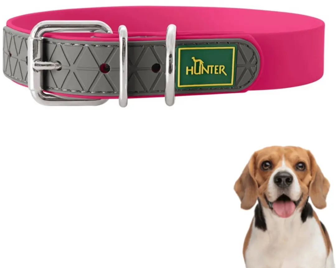 Hunter Convenience Hondenhalsband Roze