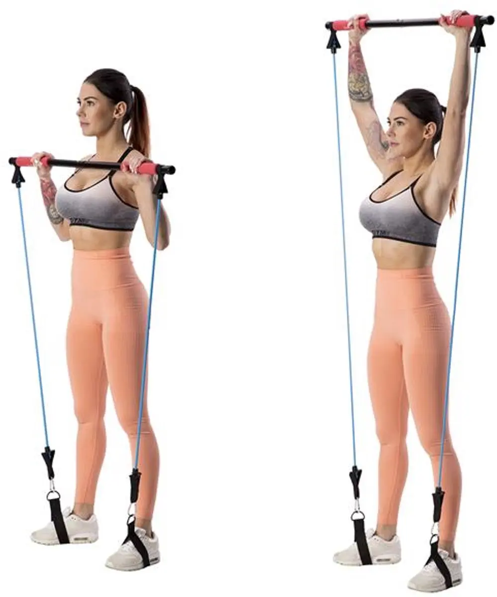 HMS DC31 Weerstandsband Set Pilates - 3 Kleuren - afbeelding 6 van 6